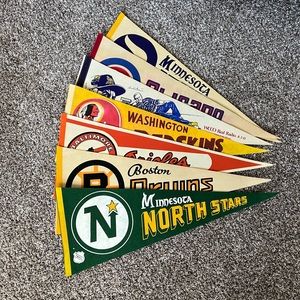 Vintage Sports Pennants
